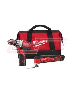 MILWAUKEE 2495-22 M12™ COMBO 3/8 DRVDRL/MULTI-TOOL W/2 BAT