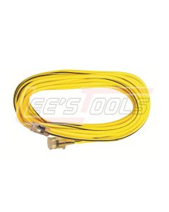 VOLTEC 05-00351 100ft 10/3 SJTW Yellow/Black Ext Cord w/Lighted Ends