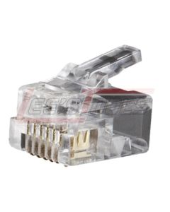 KLEIN VDV826-600 Modular Telephone Plugs RJ11 6P6C, 25-Pack
