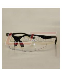 PIP 250-25-0025 MAG READERS EYEWEAR, READING MAGNIFIER, CORRECTIVE BIFOCAL +2.50 DIOPTER, CLEAR POLYCARBONATE LENS,