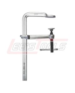 BESSEY GS25K Clamp, welding, F-style, crimped on swivel pad, 10 In. x 4.75 In., 1000 lb