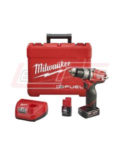 MILWAUKEE 2404-22 M12™ FUEL™  1/2 HAMMER DRILL KIT W/2 BAT