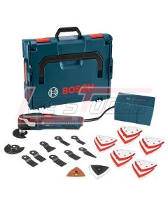 BOSCH MX30EL-37 Oscillating Tool (3.0 Amp) w/ L-Boxx 2 & 37 Accessories