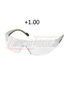 PIP 250-27-0010 ZENON Z12R READING MAGNIFIER EYEWEAR, CORRECTIVE BIFOCAL +1.00 DIOPTER, CLEAR POLYCARBONATE LENS, AN