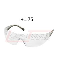 PIP 250-27-0017 ZENON Z12R READING MAGNIFIER EYEWEAR, CORRECTIVE BIFOCAL +1.75 DIOPTER, CLEAR POLYCARBONATE LENS, AN