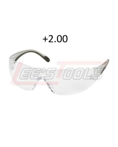 PIP 250-27-0020 ZENON Z12R READING MAGNIFIER EYEWEAR, CORRECTIVE BIFOCAL +2.00 DIOPTER, CLEAR POLYCARBONATE LENS, AN
