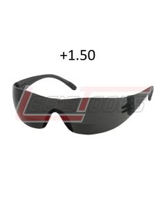 PIP 250-27-0115 ZENON Z12R READING MAGNIFIER EYEWEAR, CORRECTIVE BIFOCAL +1.50 DIOPTER, GRAY POLYCARBONATE LENS, ANT