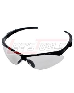 PIP 250-AN-10110 ANSER EYEWEAR, CLEAR POLYCARBONATE LENS, ANTI-SCRATCH, BLACK FRAME, RADIUSED TEMPLES W/ RUBBER TIPS,