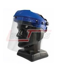 PIP 251-01-5200 HEADGEAR FOR FACESHIELD, BLUE, RATCHET SUSPENSION WITH BROW GUARD, UNIVERSAL ATTACHMENT