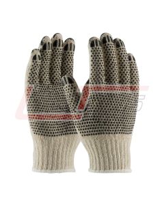 PIP 36-C330PDD/L PVC COATED SEAMLESS KNIT, FINGERNAILS, HEAVY SHELL, COATED FINGER TIPS, DOUBLE SIDE DOTS