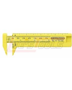 GENERAL TOOLS 141ME Plastic Pocket Caliper - Carded