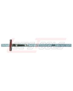 GENERAL TOOLS 301ME 6" Flex - Furnished w/ pocket clip, Grads: Side 1 (mm, 16), Width 1/4" - Carded