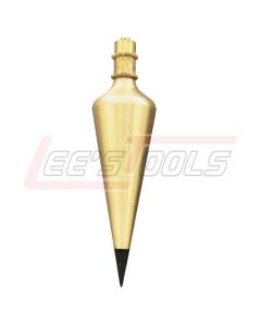 GENERAL TOOLS 800-16 Brass Plumb Bob, 16 oz. - Carded