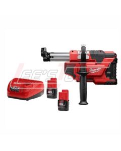 MILWAUKEE 2306-22 M12™ HAMMERVAC UNIV DUST EX KIT W/2 BAT
