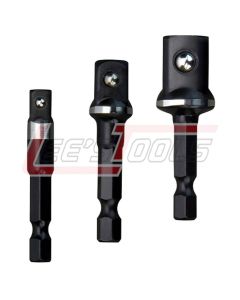 MILWAUKEE 48-32-5033 SHOCKWAVE™ 1/4" HEX SHANK SCKT ADPTR SET (1/4", 3/8", 1/2")