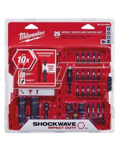 MILWAUKEE 48-32-4408 SHOCKWAVE™ DRIVE AND FASTEN SET 26PC