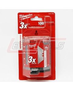MILWAUKEE 48-22-1900 100 PC GENERAL PURPOSE UTILITY BLADES