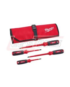 MILWAUKEE 48-22-2204 4 PC INSULATED SCREWDRIVER