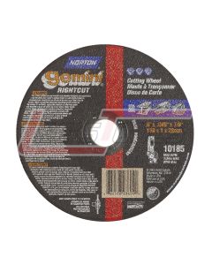 NORTON 66252823604 6 x .045 x 7/8 Type 01 Straight Wheels Reinforced - Good Norton Gemini RightCut