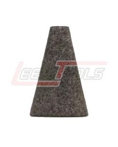 NORTON 61463615722 2 / 1/2 x 3 x 5/8-11 Type 17 Cones - Square Tip E57608 NCRH Steel Bushing - Good Norton Gemini 57A24