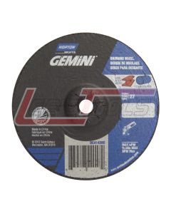 NORTON 66252842179 3 x 1/4 x 3/8 Type 27 Depressed Center Wheels - Good Norton Gemini Mini Disc