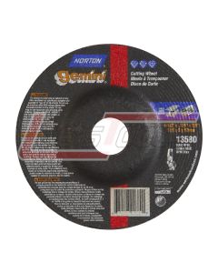 NORTON 66252843592 4-1/2 x 3/16 x 7/8 Type 27 Depressed Center Wheels - Good Norton Gemini Mini Disc