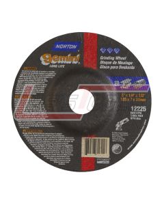 NORTON 66252843598 5 x 1/4 x 7/8 Type 27 Depressed Center Wheels - Good Norton Gemini Mini Disc