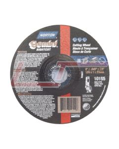 NORTON 66252842202 6 x .045 x 7/8 Type 27 Depressed Center Wheels - Good Norton Gemini RightCut