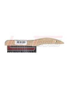 NORTON 66252833949 4 x 16 Hand Brushes - For Steel - Better Carbon Steel