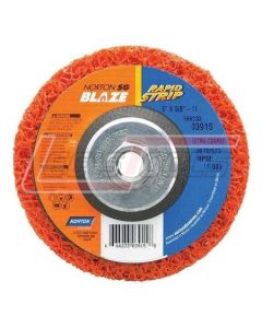 NORTON 66623303915 5 x 5/8-11 Rapid Strip Depressed Center Wheels - Better S/C