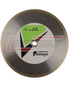 DIAMOND VANTAGE 1006APWX3 10" x .060" x 5/8 Porcelain Tile Blade (Wet), Premium Grade