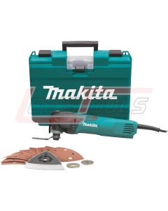 MAKITA TM3010CX1 Multi-Tool Kit, "Tool-less", 3.0 AMP, 6,000-20,000 OPM, var. spd., case