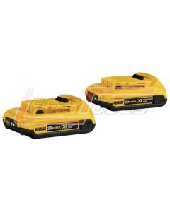 DEWALT DCB203-2 20V MAX 2.0AH LI-ION BATTERY 2 PACK