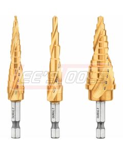 DEWALT DWA1790IR 3 PC IMPACT READY®STEP DRILL BIT SET