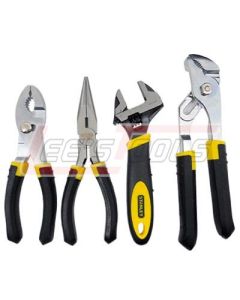 STANLEY  HAND TOOLS 84-558 STANLEY® 4 PC PLIER & ADJUST. WRENCH SET - 84-055,84-031W,84-034,90-947