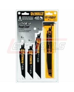 DEWALT DWA4101 8PC 2X RECIP BLADE SET