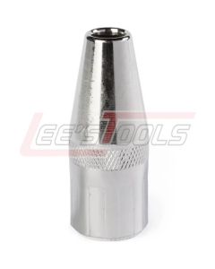 LINCOLN ELECTRIC KP2742-1-38R Nozzle 350A, Thread-on, 1/8 in (3.2 mm) Recess 3/8 in (9.5 mm) inner diameter