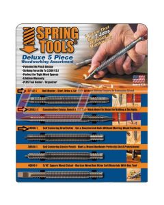 SPRING TOOLS WWA1105 Deluxe 5 Piece Cabinet Makers Set