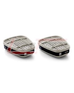 3M 6001 Organic Vapor Cartridge 6001, Respiratory Protection PACK OF 2PC
