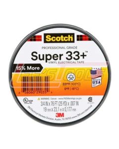 3M SUPER 33+ Scotch® Super 33+™ Vinyl Electrical Tape, 3/4 in x 66 ft (19 mm x 20.1 m)
