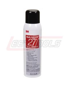 3M 27 3M Multi-Purpose 27 Spray Adhesive Clear, 20 fl oz can, net weight 13.05 oz
