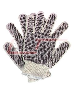 CAIMAN 1042-5 BLK POLKA DOT GLOVES EACH PAIR (12/PACK)