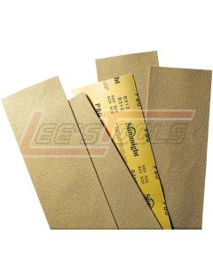 SUNMIGHT 05105 Gold - 2-3/4" X 17-1/2" Plain File Sheet - 60GRIT - 50 Pcs Per Box