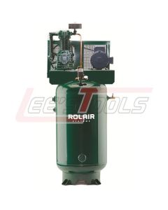 ROLAIR V5180K30B-19 Two-Stage, Cast-Iron Cylinders,5HP, 18 CFM, 1800 RPM, 60 Hz, Open Drip-Proof Motor. MAGNETIC STARTER