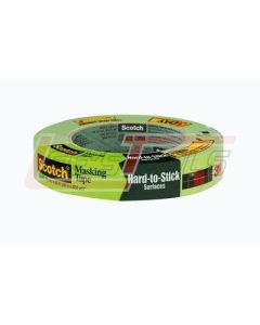 3M 2060-24A Scotch(R) Masking Tape for Hard-to-Stick Surfaces 2060-24A Green, 24 mm x 55 m Individual Wrap, 36 p