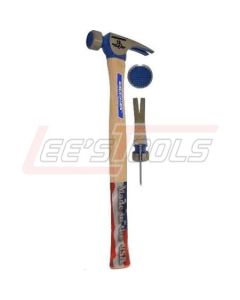 VAUGHAN 11605 CF2L 19 OZ CALIF FRAMER, MILLED FACE, LONG HICKORY HANDLE