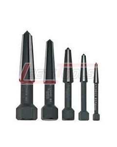 KNIPEX 9R4719003 SCREW EXTRACTOR DOUBLE-EDGED SET 5 PARTS (SIZE 1-5 IN VINYL POUCH)