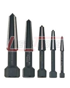 KNIPEX 9R4719043 SCREW EXTRACTOR DOUBLE EDGED SET 5 PARTS (SIZE 1-5 IN PLASTIC TUBE)