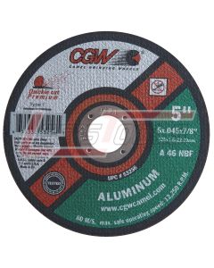 CAMEL GRINDING WHEELS 53256 5 x .045 x 7/8 T1 Aluminum 46NBF Quickie cutoff wheel
