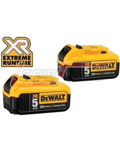 DEWALT DCB205-2 20V MAX* 5 ah Battery Double Pack